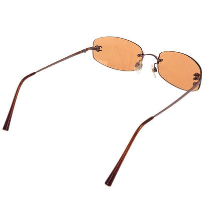 Chanel Sunglasses Eyewear Brown Small Good