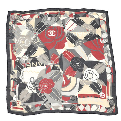 Chanel Gray Scarf Small Good