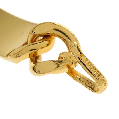 Chanel Chain Belt Medallion Gold Black 95A Small Good