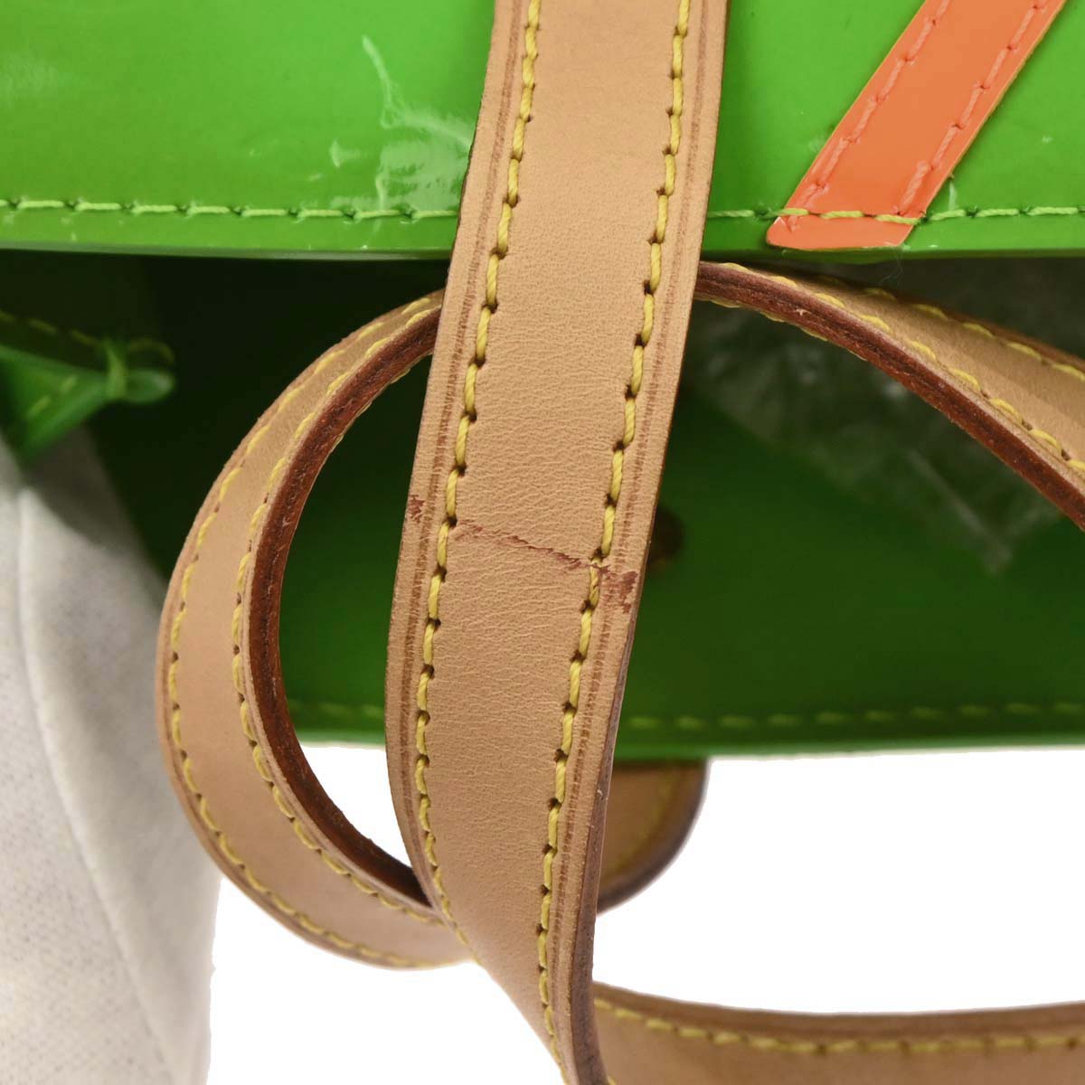 Louis Vuitton Green Vernis Reade PM Fluo Tote Handbag M91904