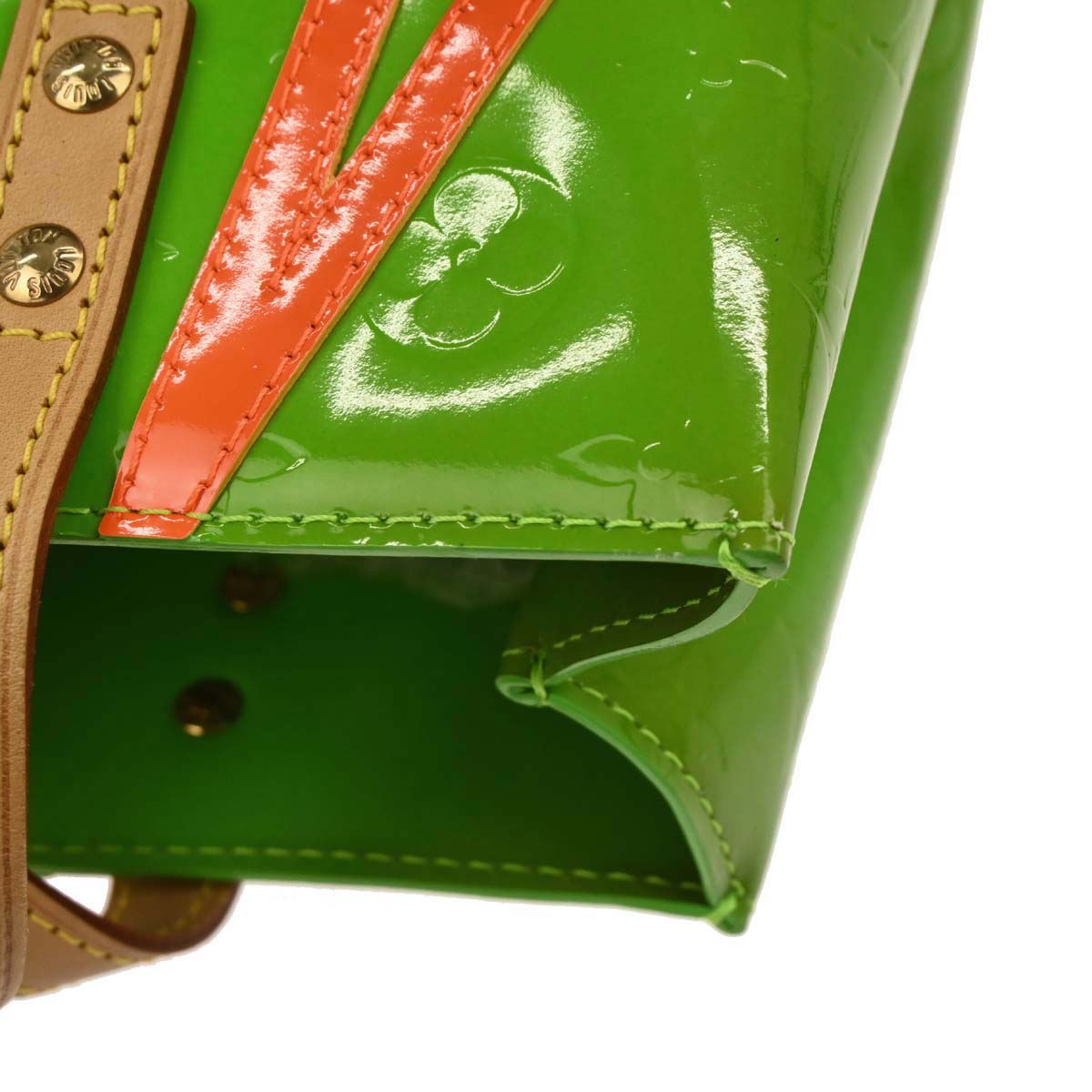 Louis Vuitton Green Vernis Reade PM Fluo Tote Handbag M91904