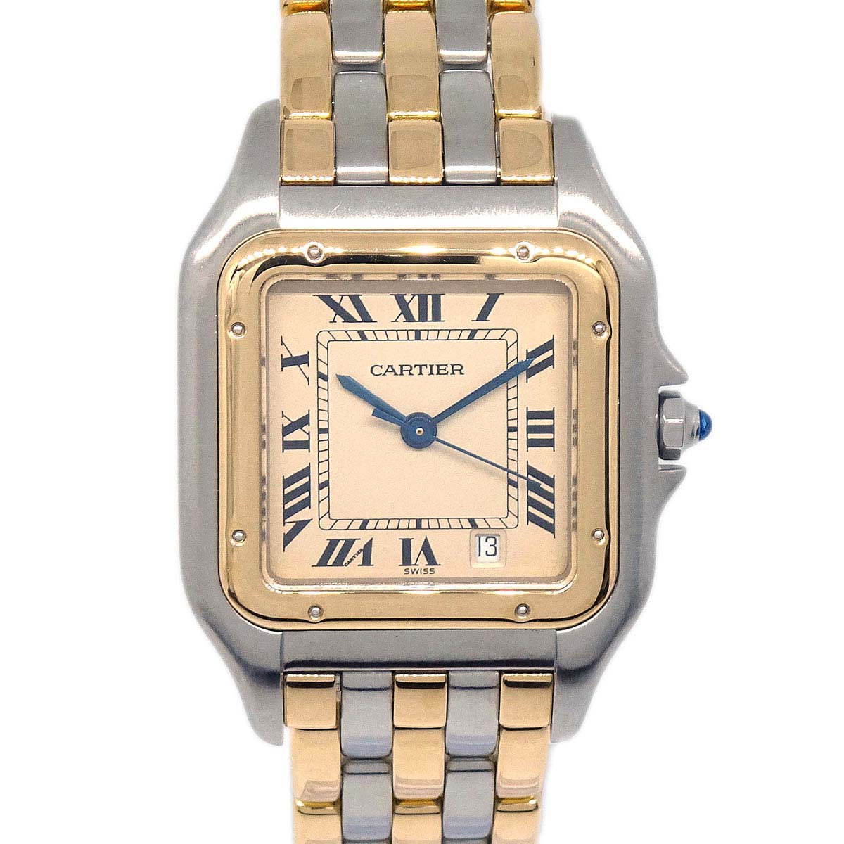 Cartier Panthere MM 3-Row Ref.183949 Quartz Watch 18KYG SS