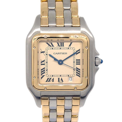 Cartier Panthere MM 3-Row Ref.183949 Quartz Watch 18KYG SS