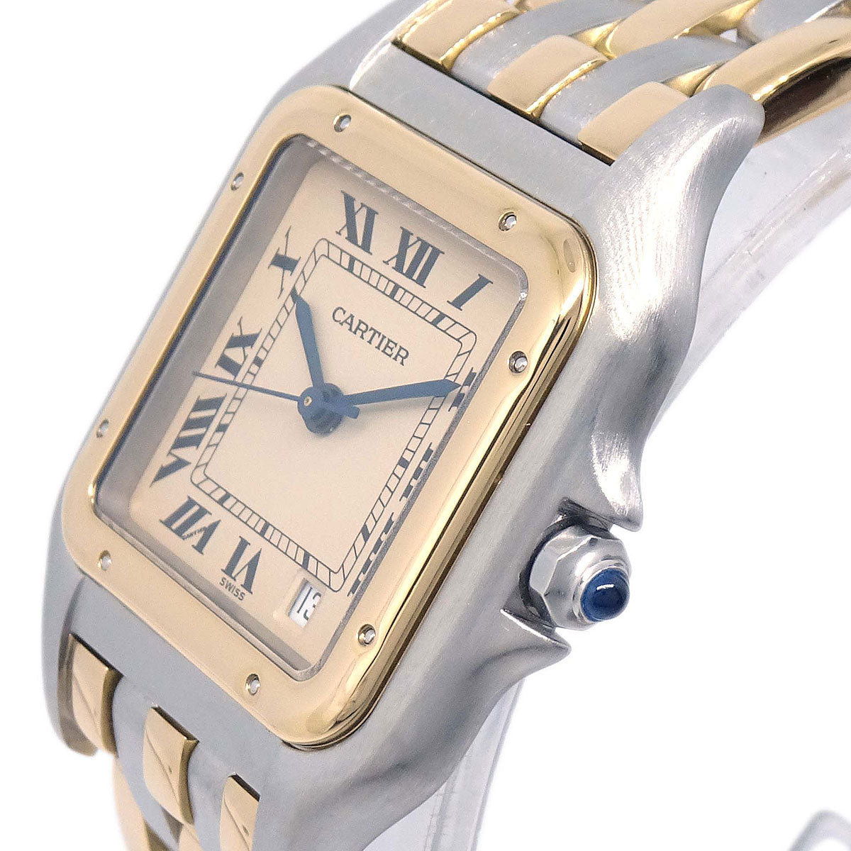 Cartier Panthere MM 3-Row Ref.183949 Quartz Watch 18KYG SS
