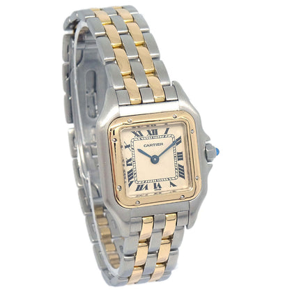 Cartier Panthere SM 2-Row Ref.6692 Quartz Watch 18KYG SS