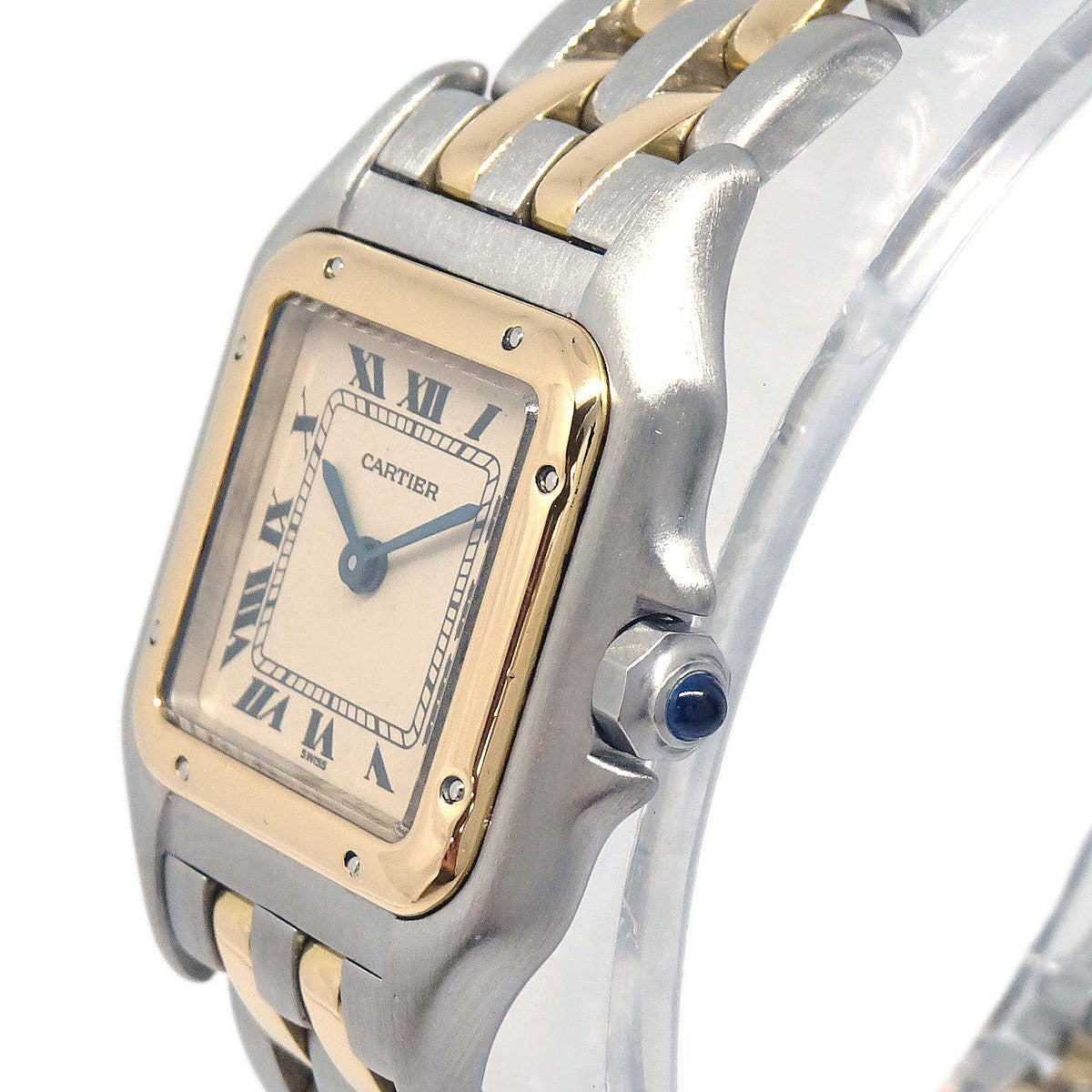 Cartier Panthere SM 2-Row Ref.6692 Quartz Watch 18KYG SS