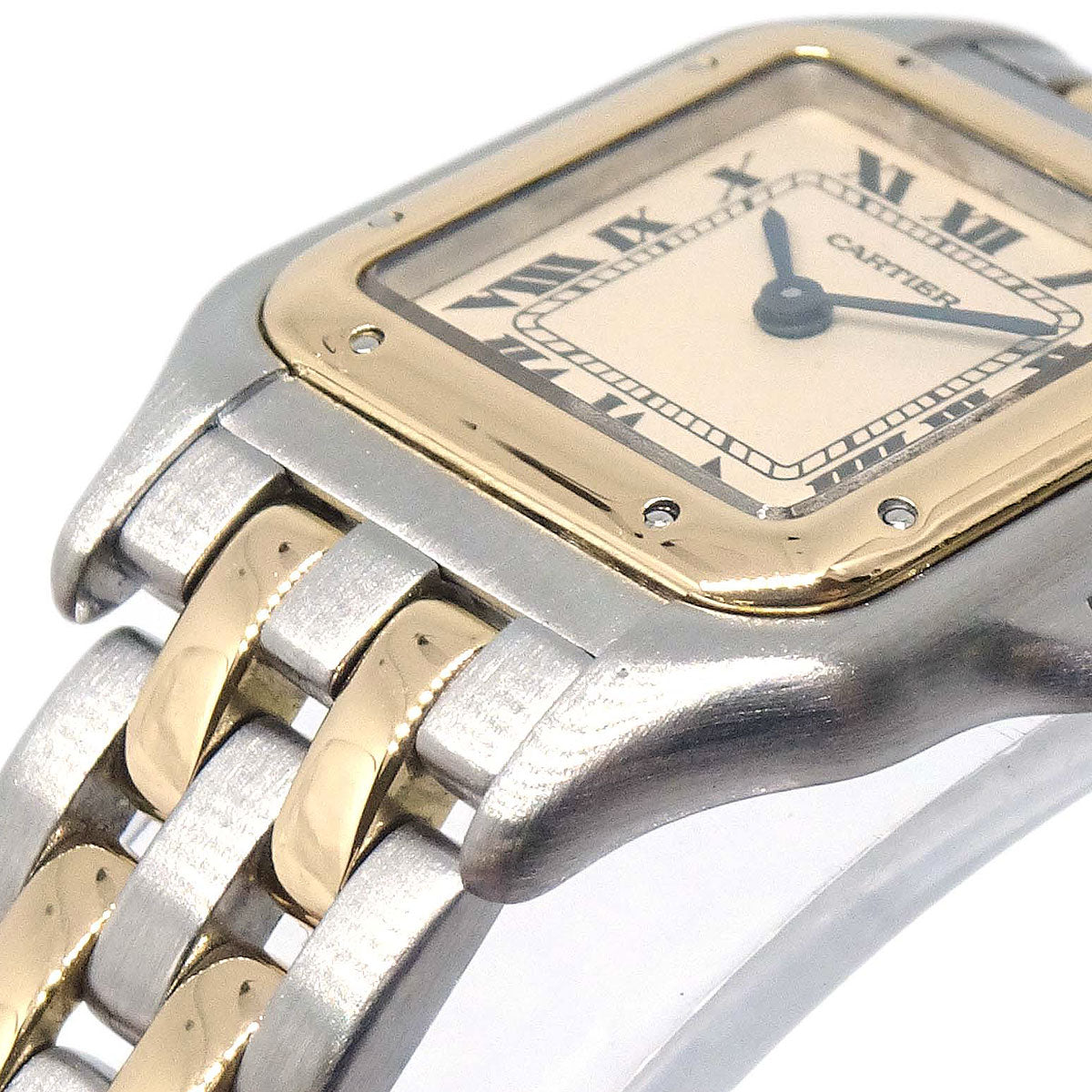 Cartier Panthere SM 2-Row Ref.6692 Quartz Watch 18KYG SS