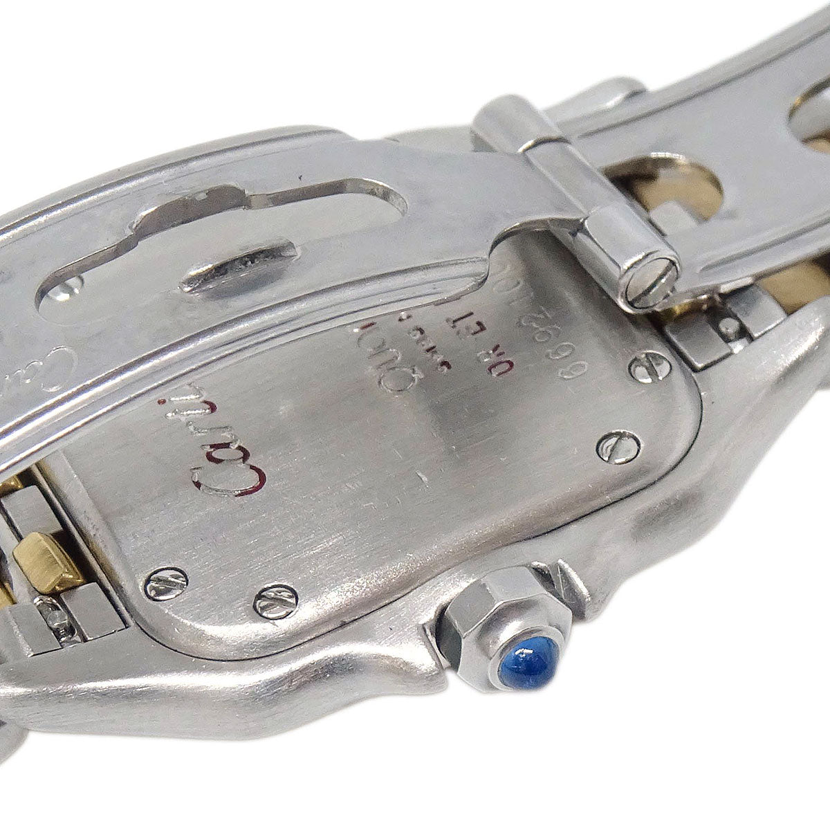 Cartier Panthere SM 2-Row Ref.6692 Quartz Watch 18KYG SS
