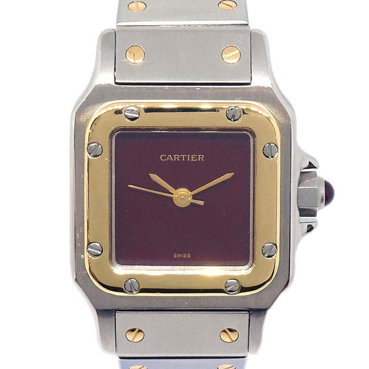 Cartier Santos Galbee SM Ref.0902 Self-winding Watch 18KYG SS