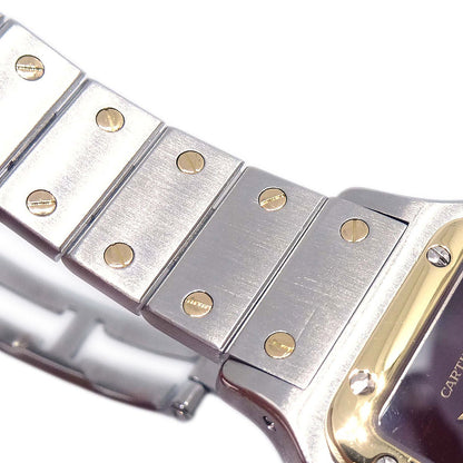 Cartier Santos Galbee SM Ref.0902 Self-winding Watch 18KYG SS