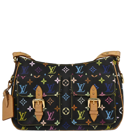 Louis Vuitton Black Multicolor Lodge GM Shoulder Bag M40052