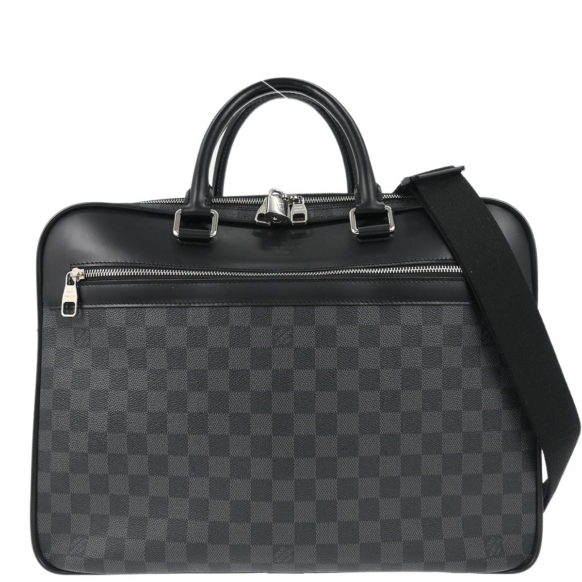 Louis Vuitton 2018 Damier Graphite Overnight Business Handbag N41004