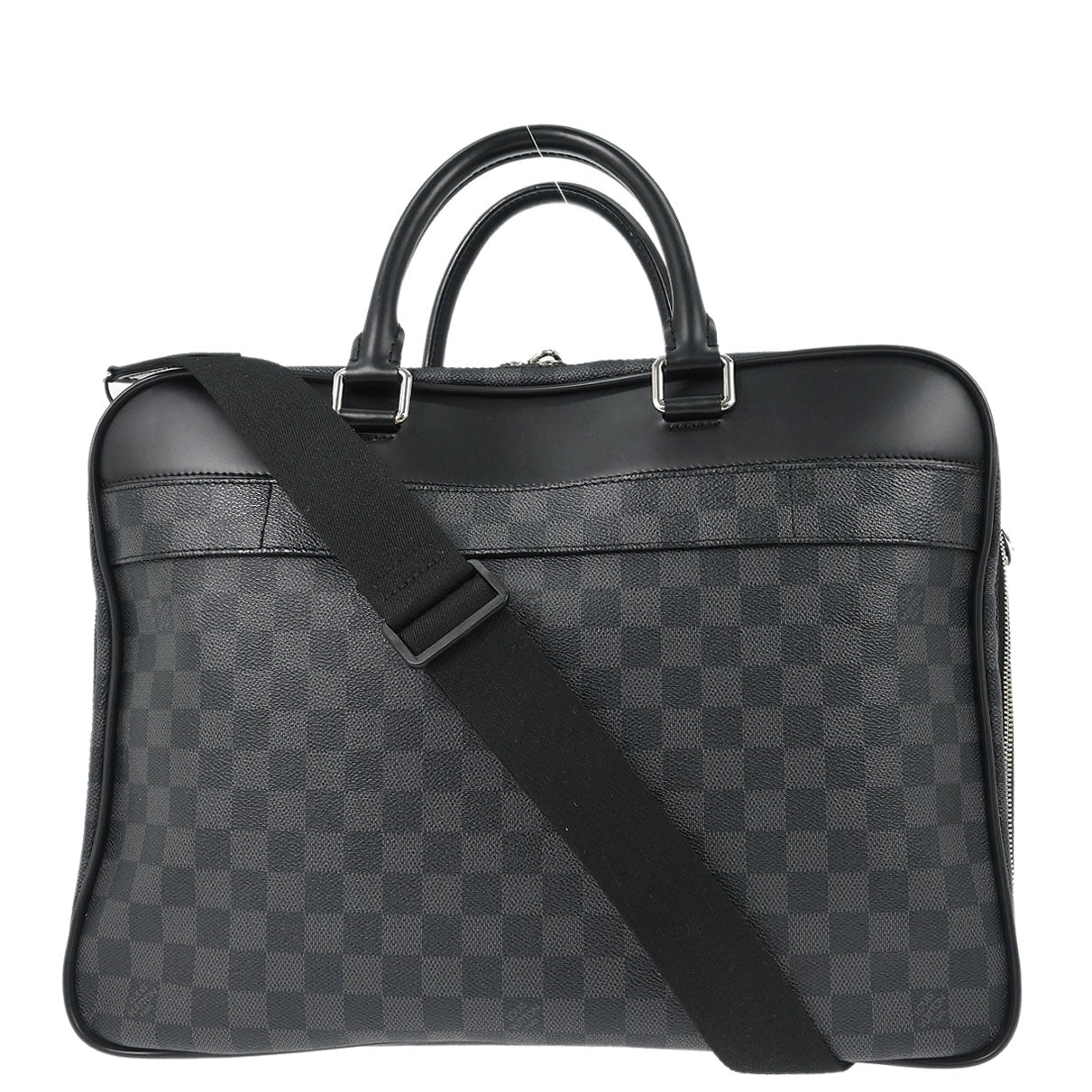 Louis Vuitton 2018 Damier Graphite Overnight Business Handbag N41004