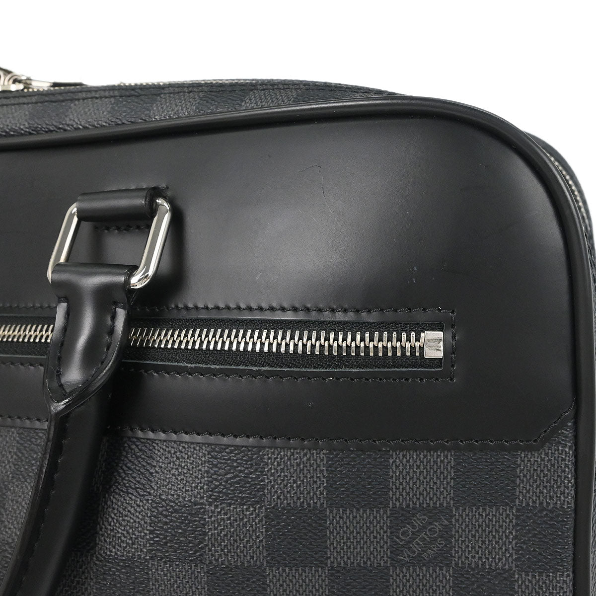 Louis Vuitton 2018 Damier Graphite Overnight Business Handbag N41004
