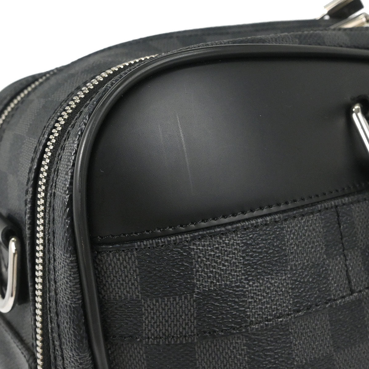 Louis Vuitton 2018 Damier Graphite Overnight Business Handbag N41004