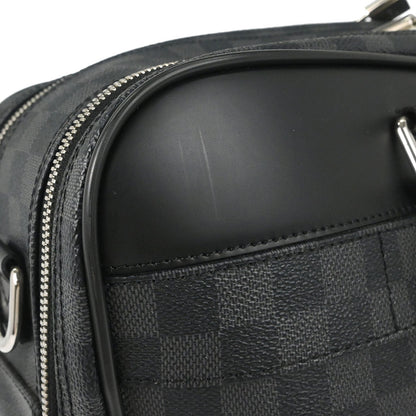 Louis Vuitton 2018 Damier Graphite Overnight Business Handbag N41004