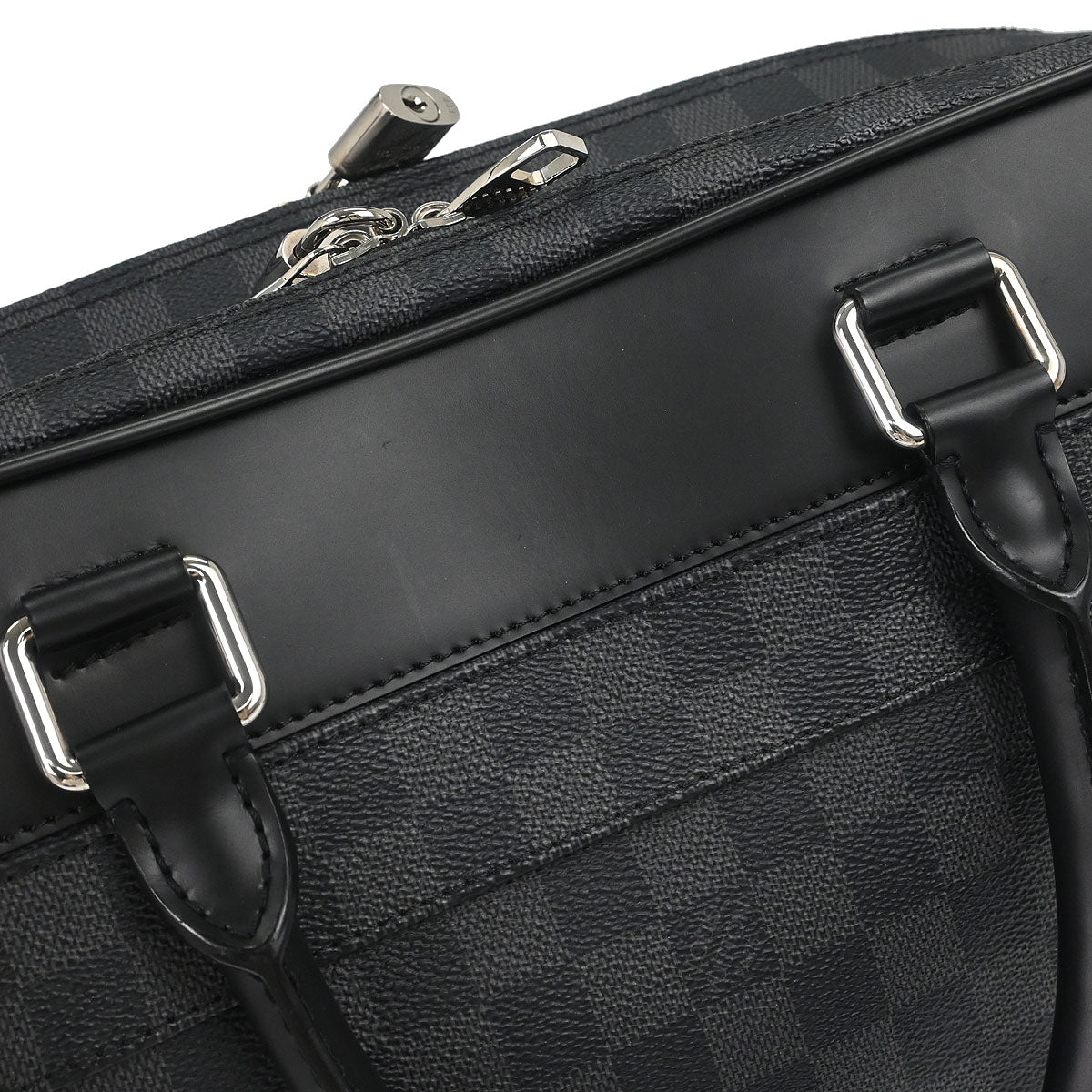 Louis Vuitton 2018 Damier Graphite Overnight Business Handbag N41004