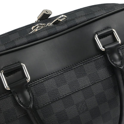 Louis Vuitton 2018 Damier Graphite Overnight Business Handbag N41004