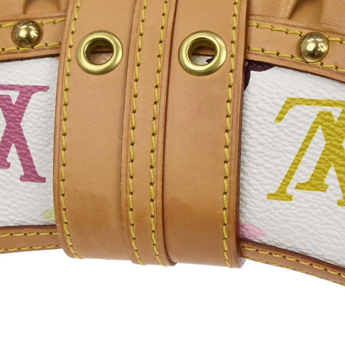 Louis Vuitton White Monogram Multicolor Leonor Handbag M92398