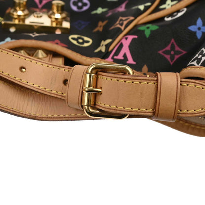 Louis Vuitton Black Monogram Multicolor Chrissie MM Handbag M40310