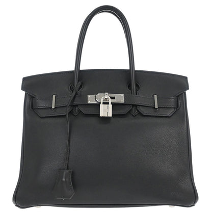Hermes Black Swift Birkin 30 Handbag