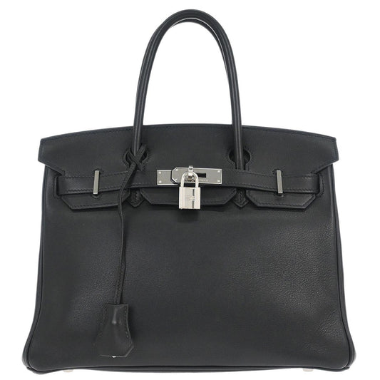 Hermes Black Swift Birkin 30 Handbag