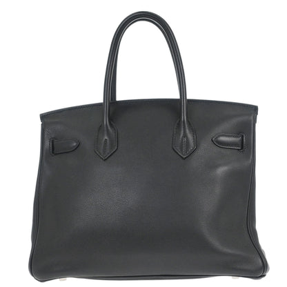 Hermes Black Swift Birkin 30 Handbag