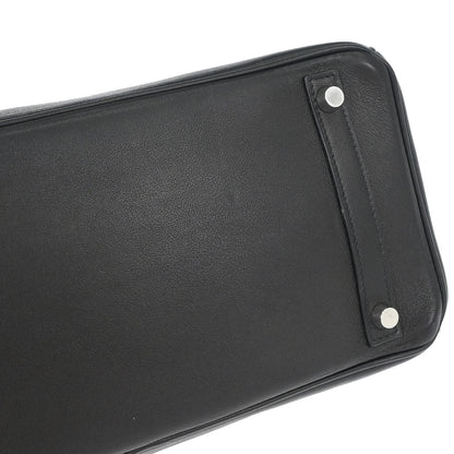 Hermes Black Swift Birkin 30 Handbag