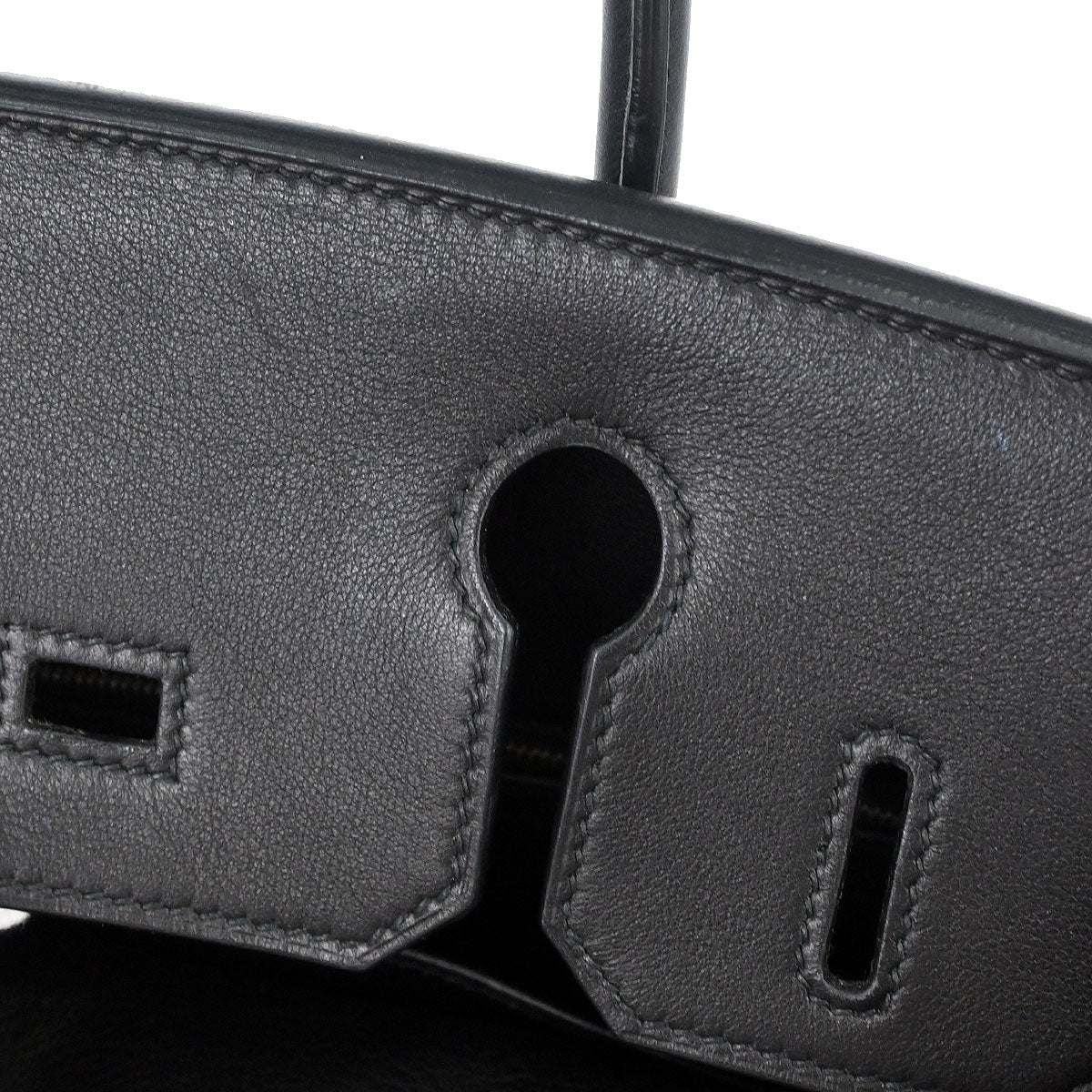 Hermes Black Swift Birkin 30 Handbag