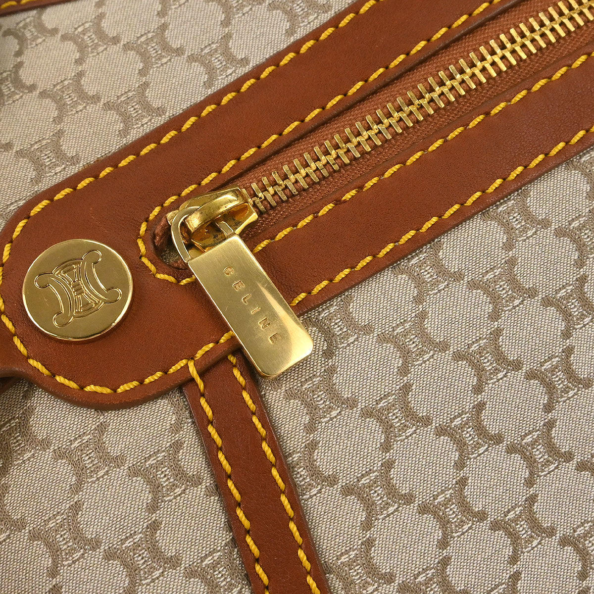 Celine * Beige Macadam Handbag