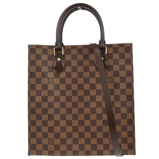 Louis Vuitton Damier Sac Plat PM 2way Shoulder Tote Handbag N41226