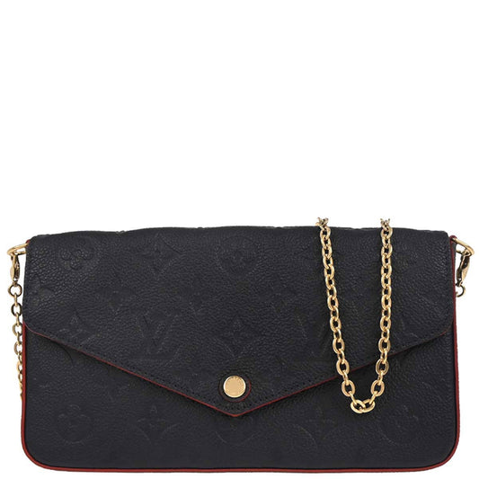 Louis Vuitton Navy Monogram Pochette Felicie Shoulder Bag M64099