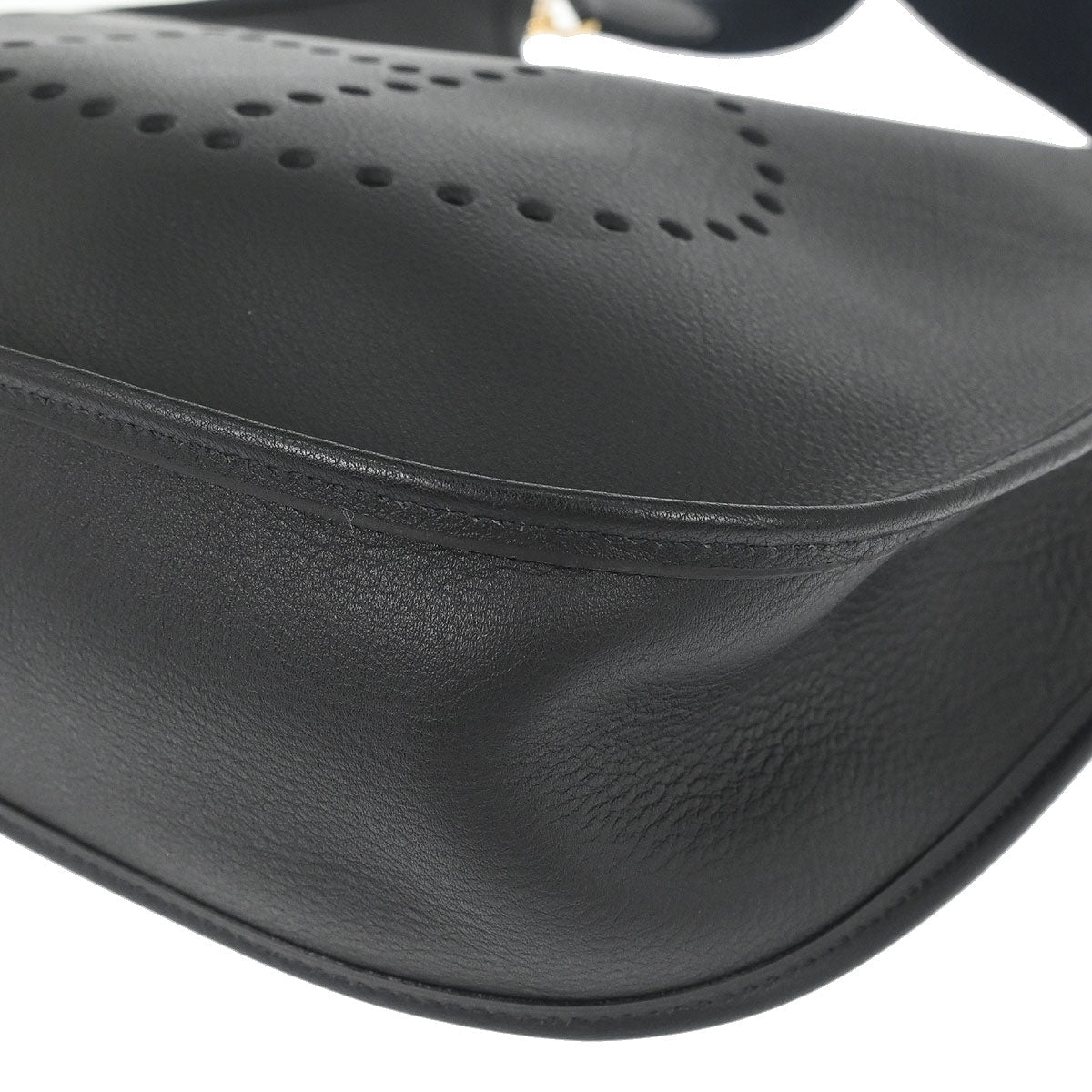 Hermes Black Togo Evelyne 1 GM Shoulder Bag