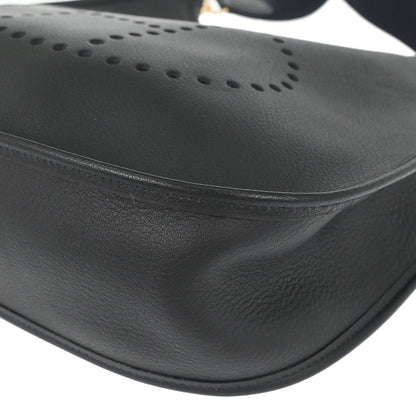 Hermes Black Togo Evelyne 1 GM Shoulder Bag
