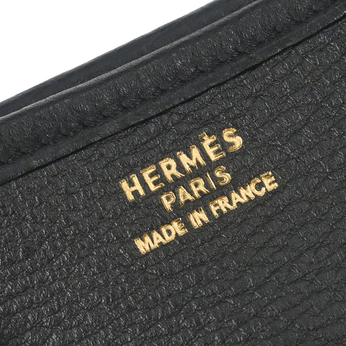 Hermes Black Togo Evelyne 1 GM Shoulder Bag