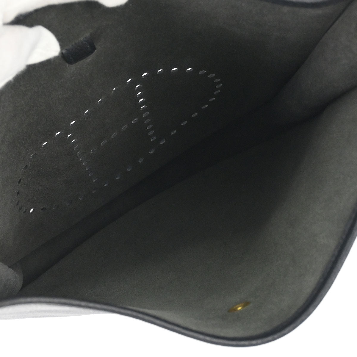 Hermes Black Togo Evelyne 1 GM Shoulder Bag