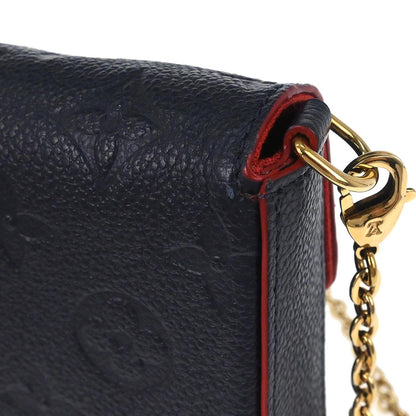 Louis Vuitton Navy Monogram Pochette Felicie Shoulder Bag M64099