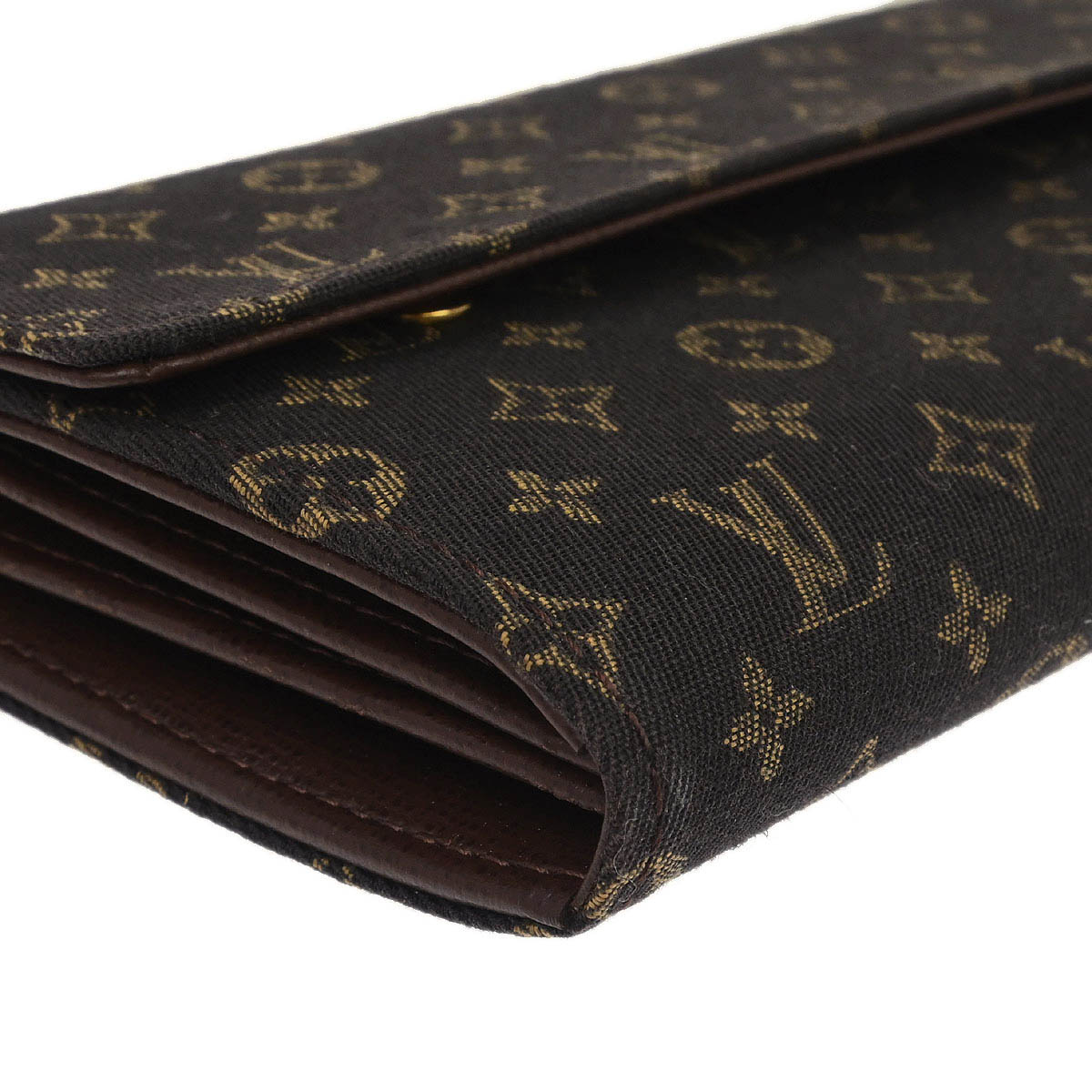 Louis Vuitton Monogram Mini Lin Portefeuille Sarah Wallet M95234