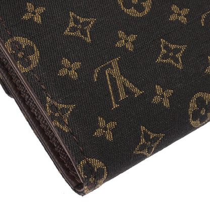Louis Vuitton Monogram Mini Lin Portefeuille Sarah Wallet M95234