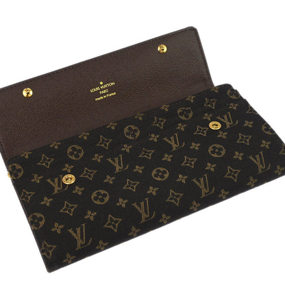 Louis Vuitton Monogram Mini Lin Portefeuille Sarah Wallet M95234