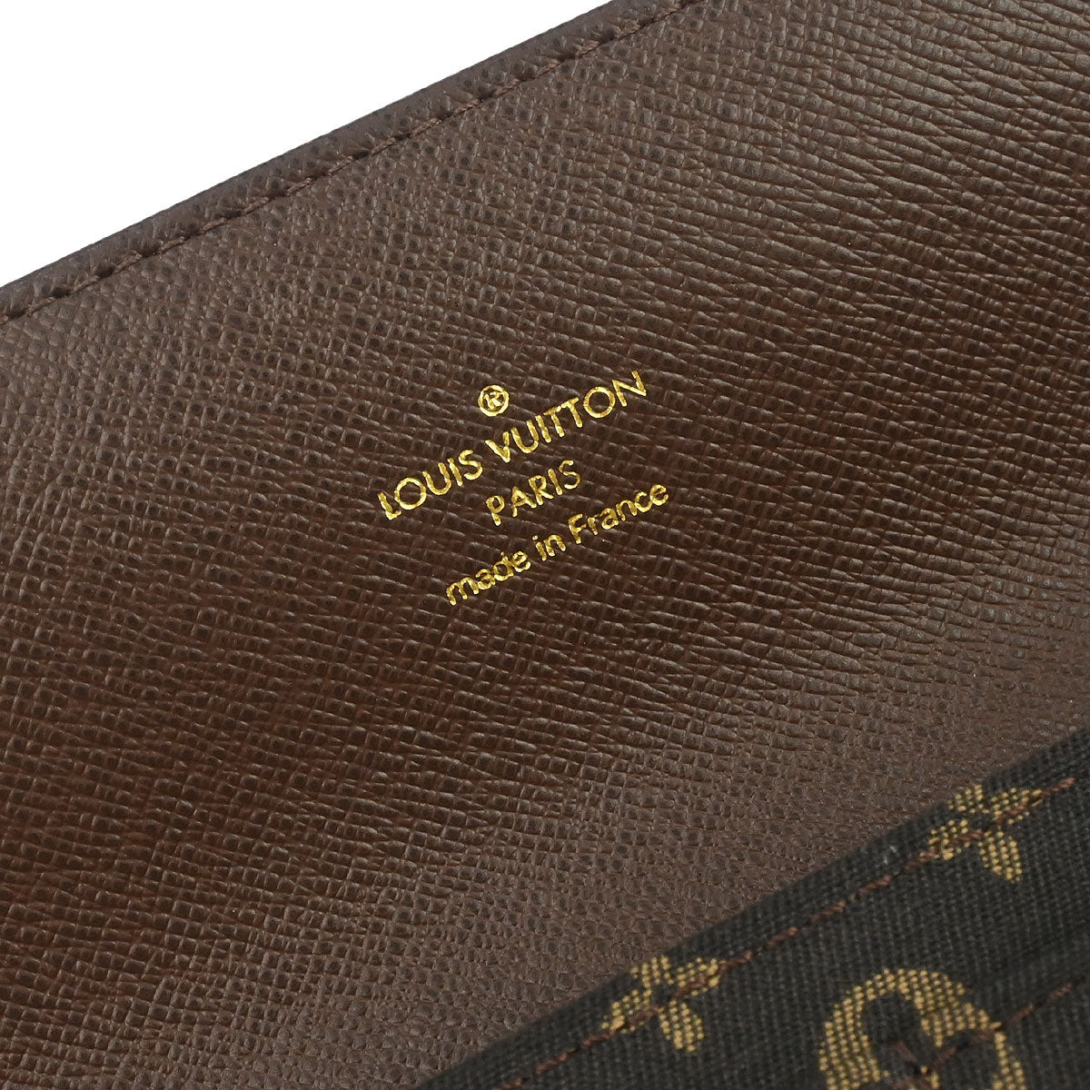 Louis Vuitton Monogram Mini Lin Portefeuille Sarah Wallet M95234
