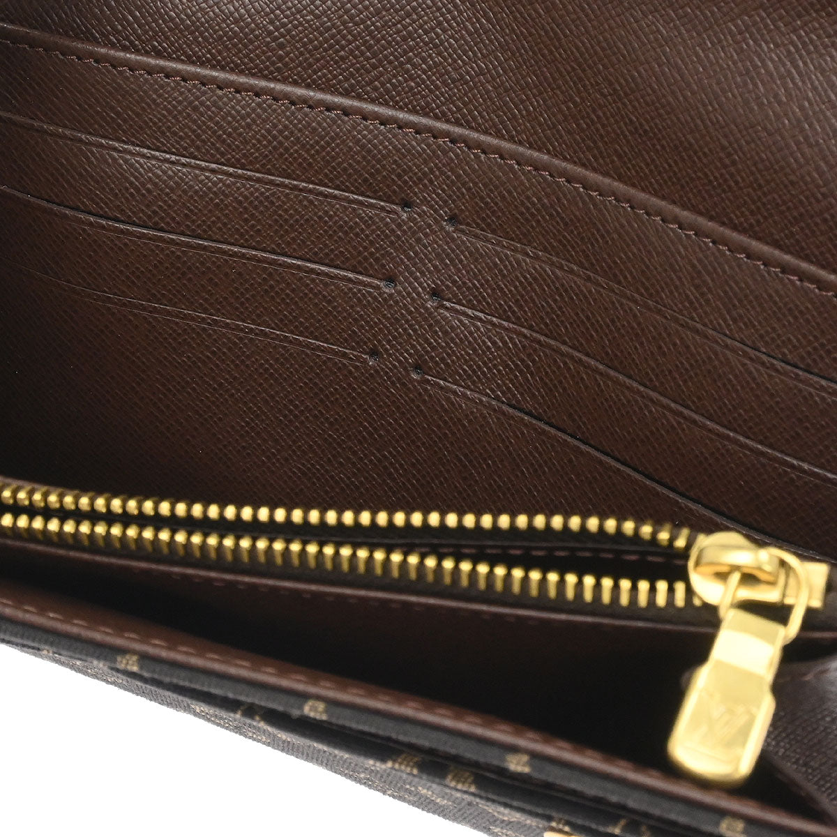 Louis Vuitton Monogram Mini Lin Portefeuille Sarah Wallet M95234