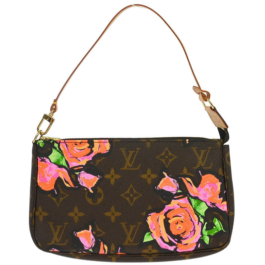 Louis Vuitton Monogram Rose Pochette Accessoires Handbag M48615