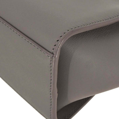Saint Laurent Gray Calfskin Toy Cabas Shoulder Bag