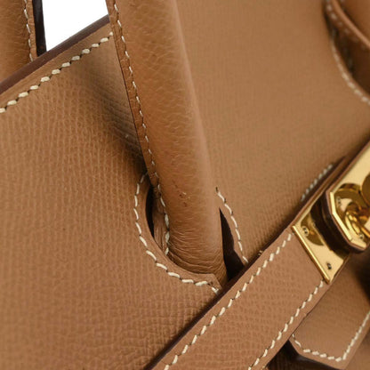 Hermes Natural Epsom Birkin 35 Handbag