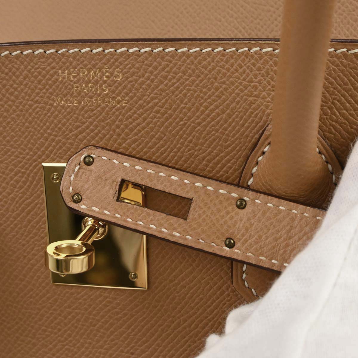 Hermes Natural Epsom Birkin 35 Handbag