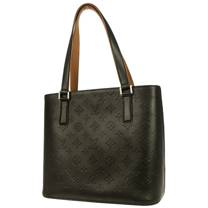 Louis Vuitton Black Monogram Mat Stockton Tote Handbag M55112