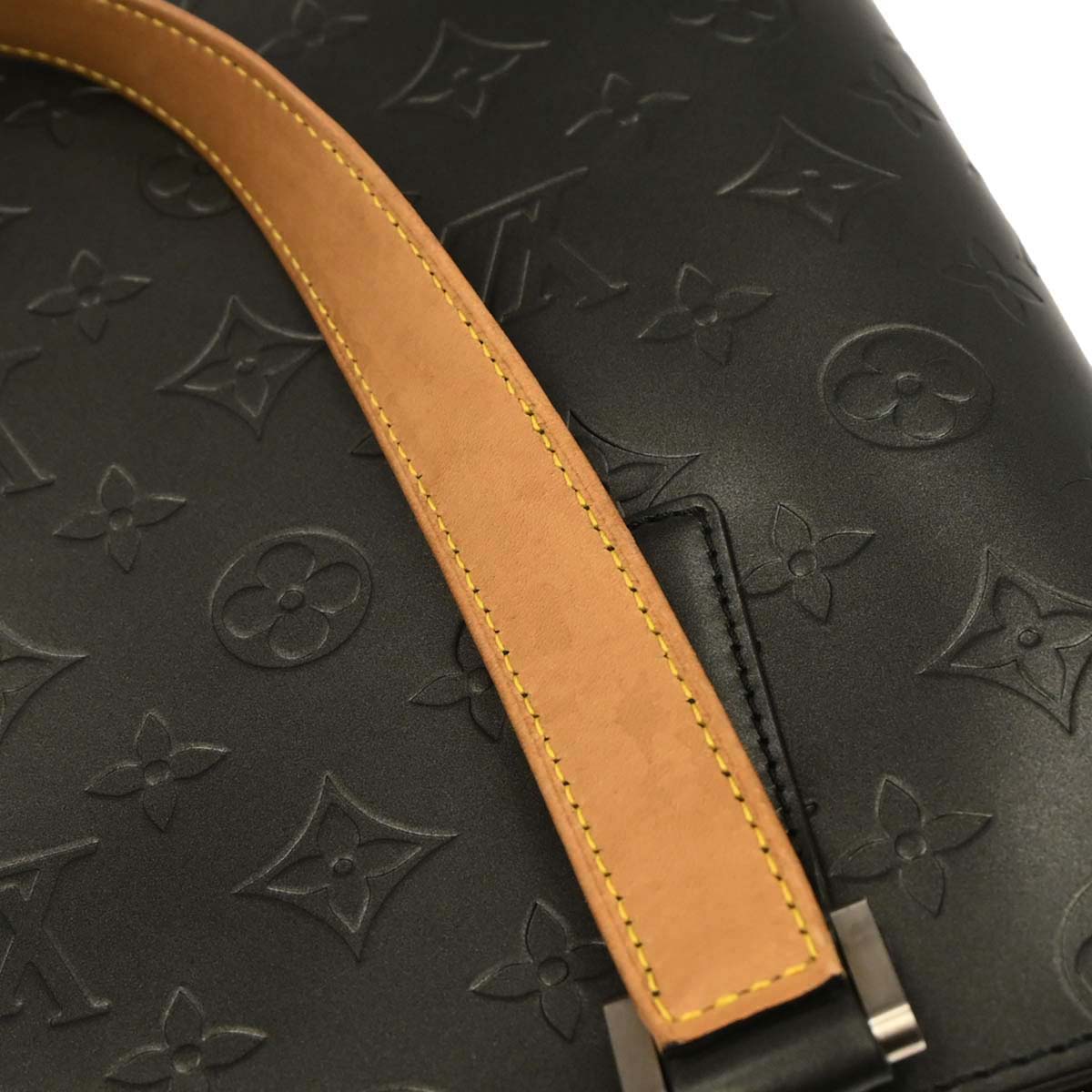 Louis Vuitton Black Monogram Mat Stockton Tote Handbag M55112