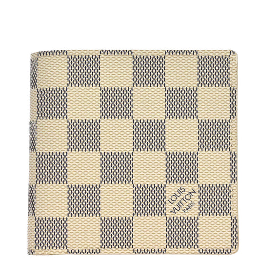 Louis Vuitton Damier Azur Portefeuille Marco Wallet Purse N60018