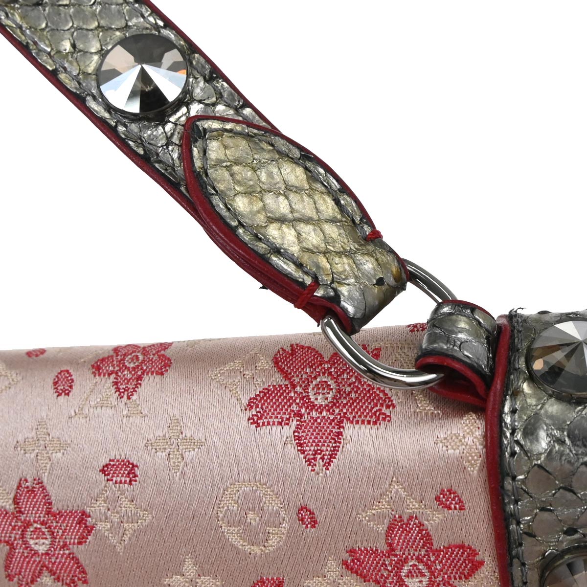 Louis Vuitton 2003 Python Monogram Cherry Blossom Amarene M92586